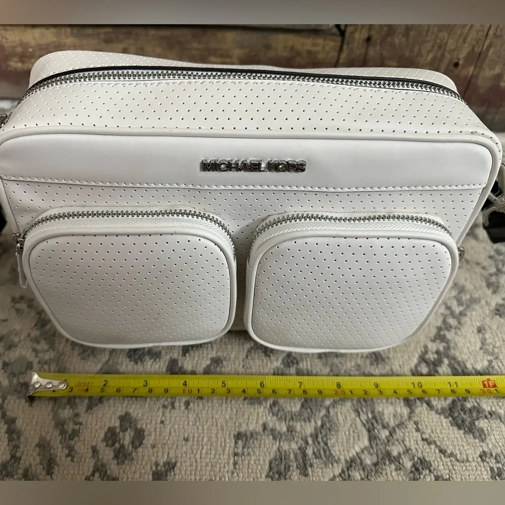 MICHAEL KORS 
Hanover Perforated Crossbody Bag - Picture 8 of 10